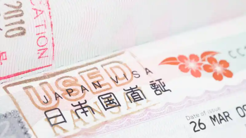 What types of visas are available for traveling to Japan?