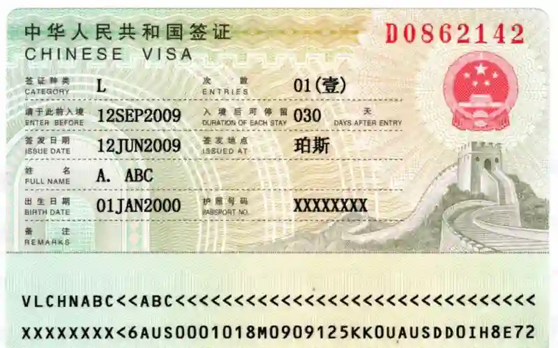 How long is a China visa valid for, and how long can I stay?