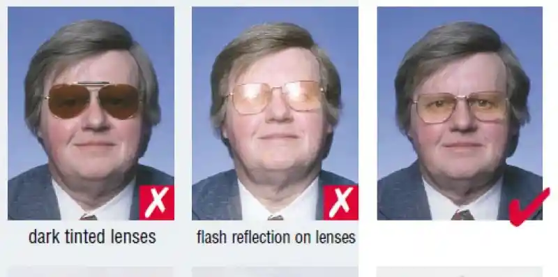 Can I wear glasses or accessories in my Japan visa photo?