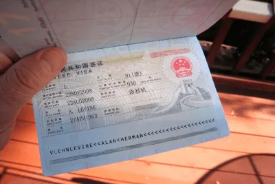 What documents are required for a China visa application?